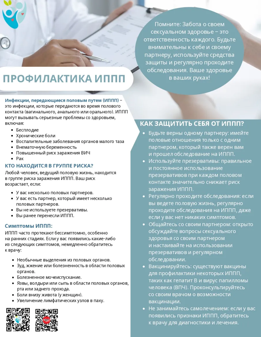 Популярно о заболеваниях/инфекциях, передающихся половым путем